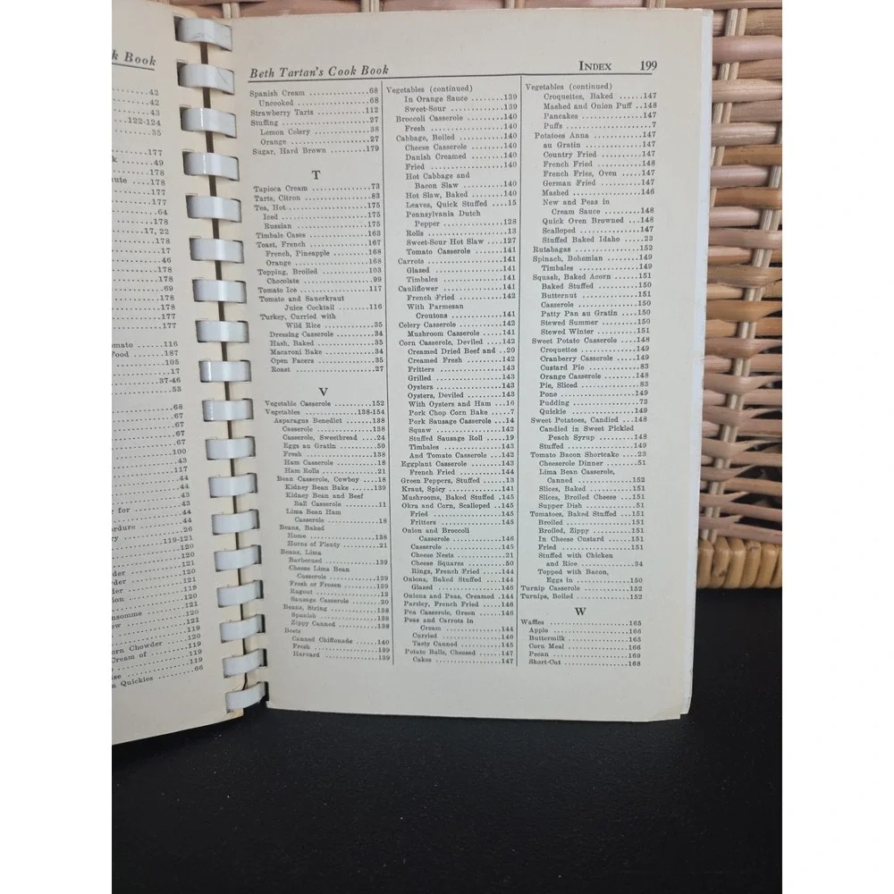 Beth Tartan's Cook Book First Edition 1952 Winston-Salem, North Carolina